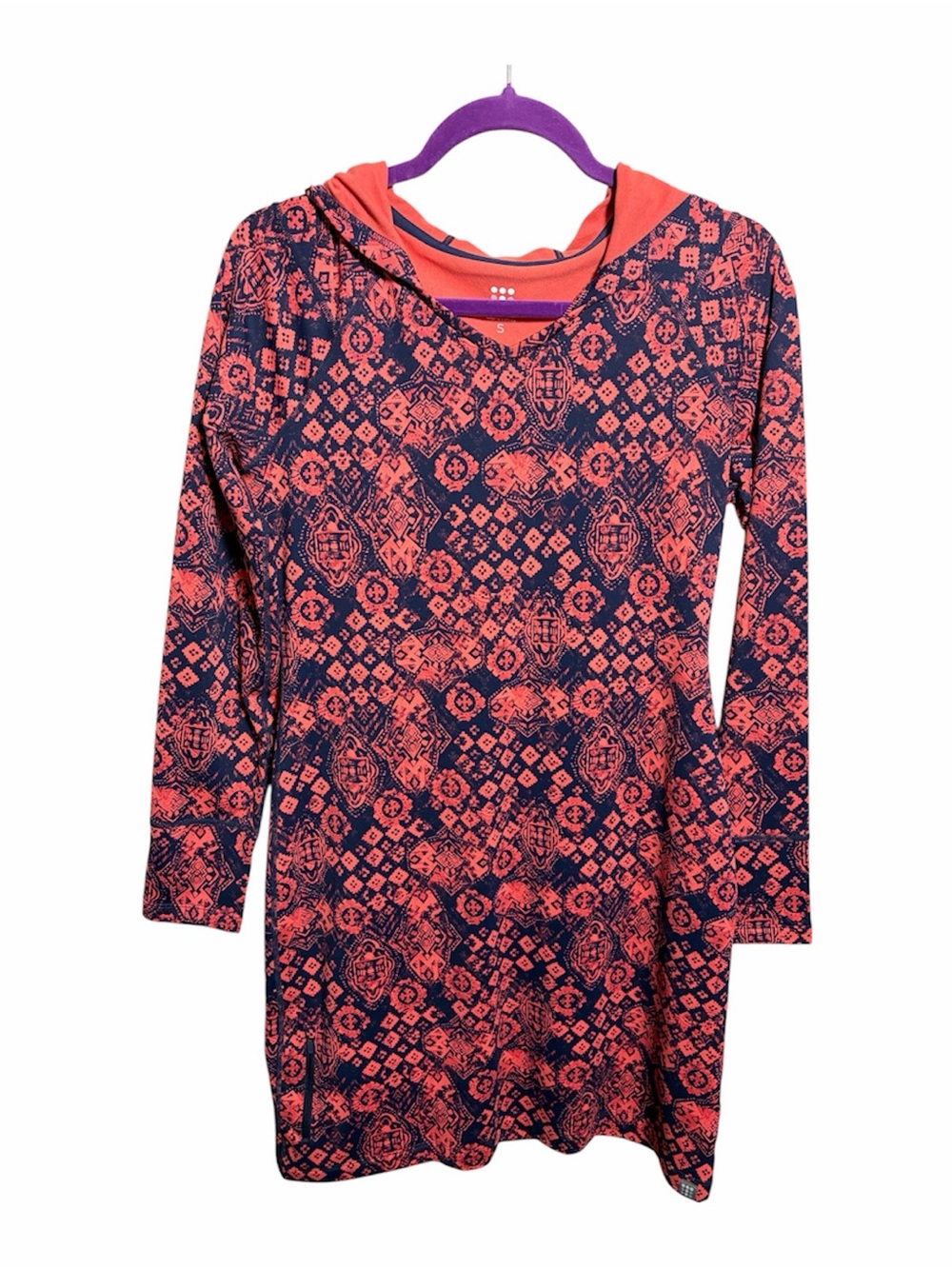 Title Nine Mercury Hooded Long Sleeve Active Dress